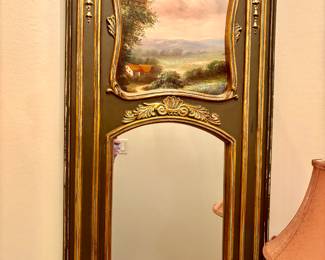 Sought After French Trumeau Mirrors