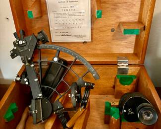 Vintage Sextant in Original Box
