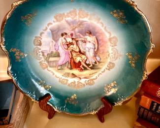 Victoria Austria Gold Trim Plate