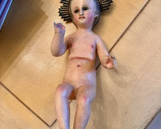 Vintage Baby Jesus With Crown