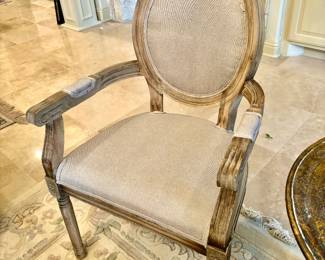 Pair of Medallion Style Arm Chairs