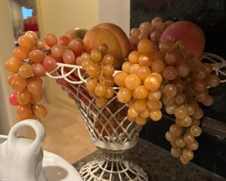 Baskets of Faux Fruit