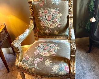 Sensational French Giltwood Armchair