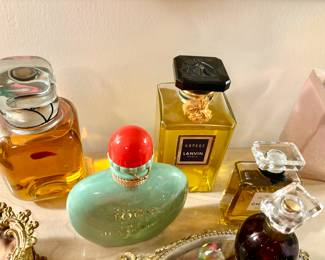 Large Decorative Bottles of Perfume