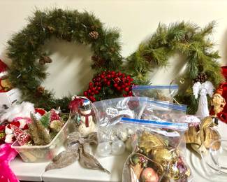 Assorted Christmas decor