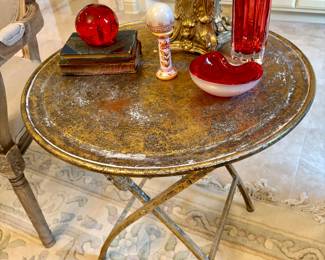 French Gilt Bronze Style Cocktail Table