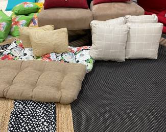 Pillows, Cushions, Carpets, Chairs, oh my!!