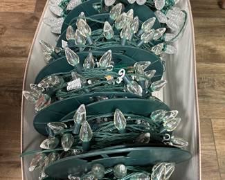 Several rolls of Christmas lights