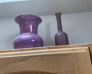 . . . a couple of vases from the purple palette 