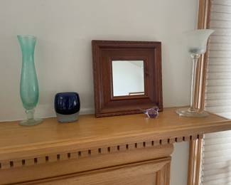 . . . more art glass and small mirror