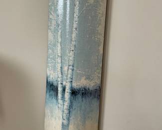 . . . love this curved birch tree piece
