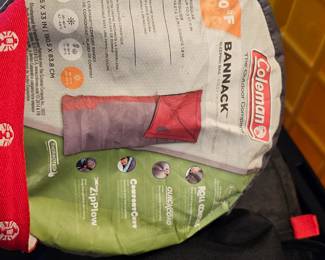 Colman camping gear sleeping bag