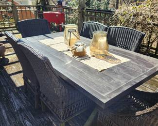 Outdoor Dining Table and Chairs