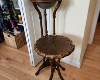 Vintage Cigar Ashtray and Accent Table