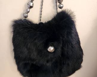 Fur Handbag