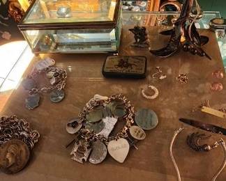 Collection of Vintage Womens Jewelry (Some Costume and few pieces of Sterling) 
