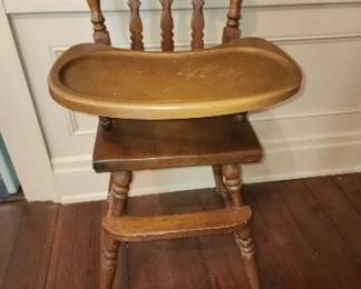 Vintage Childs Highchair 