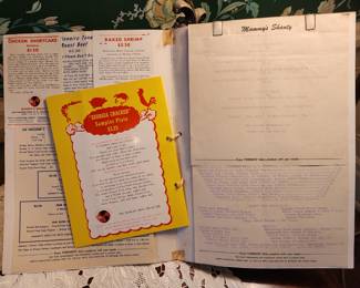 Mammy's Shanty Atlanta Georgia Restaurant Menu (Rare) 