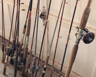 Vintage Fishing Rod and Reels