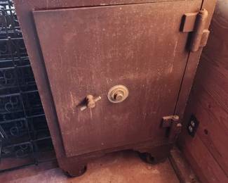 Antique Large Safe Used in Company Business