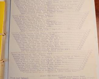 Mammy's Shanty Atlanta Georgia Restaurant Menu (Rare) 