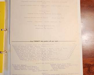 Mammy's Shanty Atlanta Georgia Restaurant Menu (Rare) 