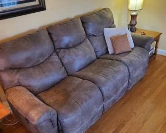 La-z-boy Couch with built-in Recliners on both ends.