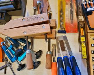 Jorgensen Wood Clamps & Nicholson Chisels