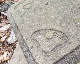 Close up of bench seat