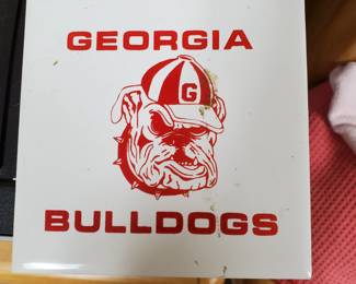 Vintage Georgia Bulldogs Tile