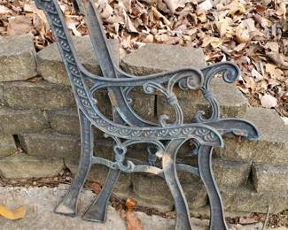 Cast Iron Bench sides