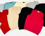 Vintage SAKS FIFTH AVENUE, BLOOMINGDALE'S, POLO BY RALPH LAUREN, MURRAY ABLYN, BRIONI ROMA, MARIO CALDI, Mens Gray Wool Turtleneck Sweaters, Mens Black, Tan, And Red Cashmere Sweater Vests Size S, Mens Light Blue, Cream With Gray Stripes, And Gray Cashmere V Neck Sweaters Size S
