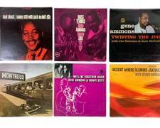 Fantastic Vintage Jazz Vinyl Records On Prestige, Verve, Argo and More - Soul Shack/Sonny Stitt With Jack McDuff, Boss Tenors Gene Ammons Sonny Stitt, Desert Winds/Illinois Jacquet With Kenny Burrell and More
