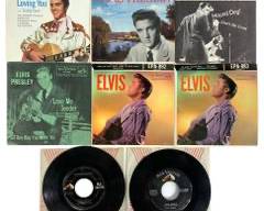 Vintage 45 RPM Elvis Presley Vinyls
