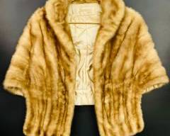 Vintage JANDEL FURS Vintage Blonde Mink Stole
