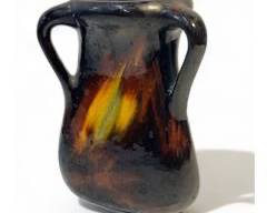 Weller Standard Glaze Loving Cup Three Handled Vase
