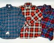 Vintage RALPH LAUREN Men's Plaid Flannel Shirts, Navy And Tan Shirt Size XL, Yellow Striped Size XXL, Blue And Red Striped Size XXL
