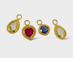 Fine 14K Yellow Gemstone Pendants
