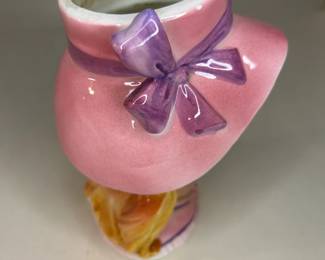 Vintage Lady Head Vase/Planter Inarco E-2520 - Girl with Red Hair and Pink Outfit with Purple Accents
This piece was purchased new in the 1960s and remained with the original owner. She is downsizing and is now available for purchase.
Disclosures: This piece is in good structural condition with two repaired cracks. (Please see the pictures for details.)
Dimensions: 6.5" Height x 5" Width x 4.5" Depth
Weight: 9 Ounces