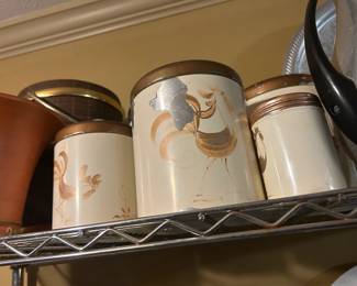 MCM Set of 4 Canister Sert featuring Rooster