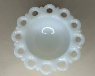 Vintage Anchor Hocking White Milk Glass Compote Candy Dish
Dimensions: 3" Height x 5" Top Circumference x 3" Bottom Circumference
This dish was purchased in the 1960s and remained with the original owner. She is downsizing and is now available for purchase.
Disclosures: This set is in excellent condition with no signs of wear. (Please see the pictures for details.)
