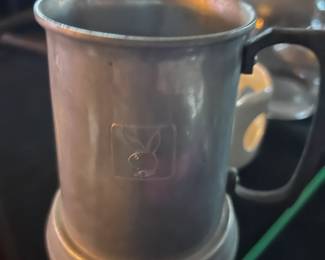 Vintage Playboy Aluminum Stein