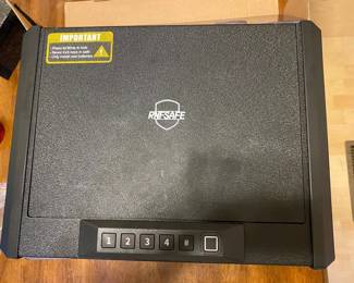 RNF SAFE Pistol Safe, Biometric Fingerprint Lock for 2 Guns-XL, Portable Handgun Lock Box with Key or Dial - brand new in box