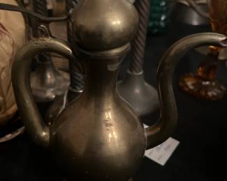 India Brass Pitcher 1970s