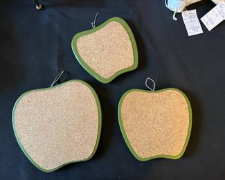 Vintage Sisal Fruit Wall Hang Trivets - Set of 3
