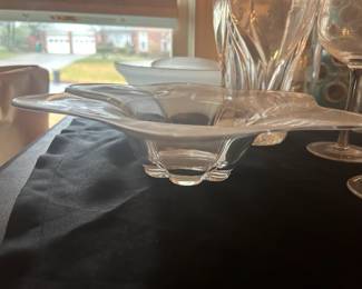 Vintage Cambridge Elegant Glass Console Bowl
