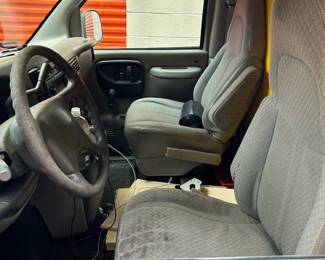 1998 GMC Savana Cut A Way Box Truck - engine less than three years old, transmission rebuilt two years old, new water pump, battery, and alternator - no leaks in cabin or box. The cab is not pretty, but this truck gets the job done and runs great! Automatic, runs on unleaded gas. Clean Title.
