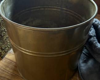 Large Brass Planter
