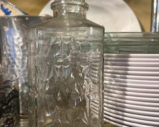MCM Vintage Crystal Decanter with Stopper