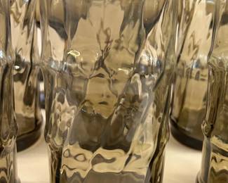 Vintage Libbey Mocha Swirl Glass Set of 25
Disclosures: This set is in excellent condition with no signs of wear. (Please see the pictures for details.)
Dimensions:
Tumblers Quantity 7: Top Circumference 2.5" x 6.75" Height x Bottom Circumference 2.5"
Juice Glasses Quantity 5: Top Circumference 3" x 5.25" Height x Bottom Circumference 2.5"
Tall Wine Goblets Quantity 7: Top Circumference 3" x 8.25" Height x Bottom Circumference 2.5"
Short Wine Goblets Quantity 6: Top Circumference 2.5" x 6.5" Height x Bottom Circumference 2.25"